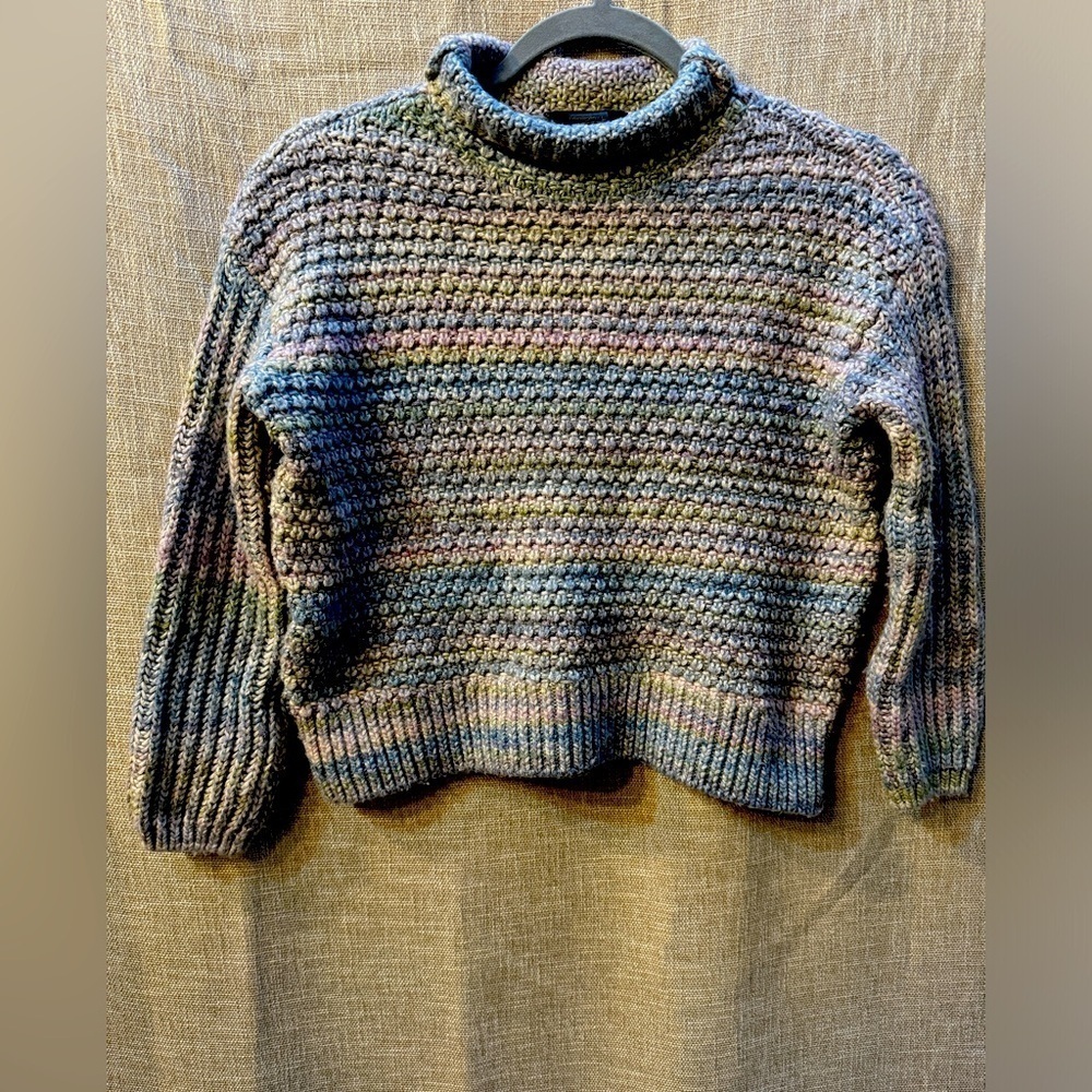 Club Monaco Space Dyed Texture Mockneck Sweater XS
